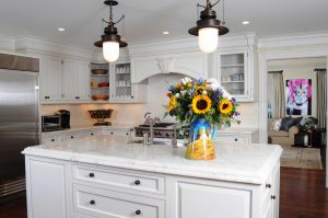 photo of white kitchen design