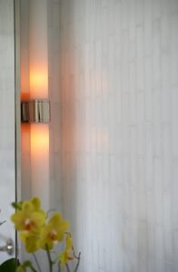 detail photo of bathroom light fixture