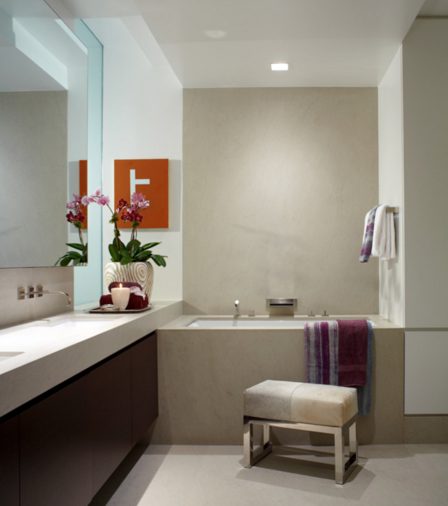 photo of contemporary bathroom design