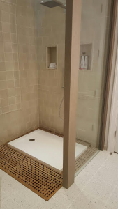 photo of stand alone shower